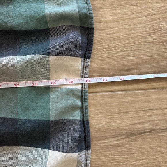 Ralph Lauren Denim & Supply Button Up Shirt Women's Medium Green Grey Plaid - Picture 6 of 7